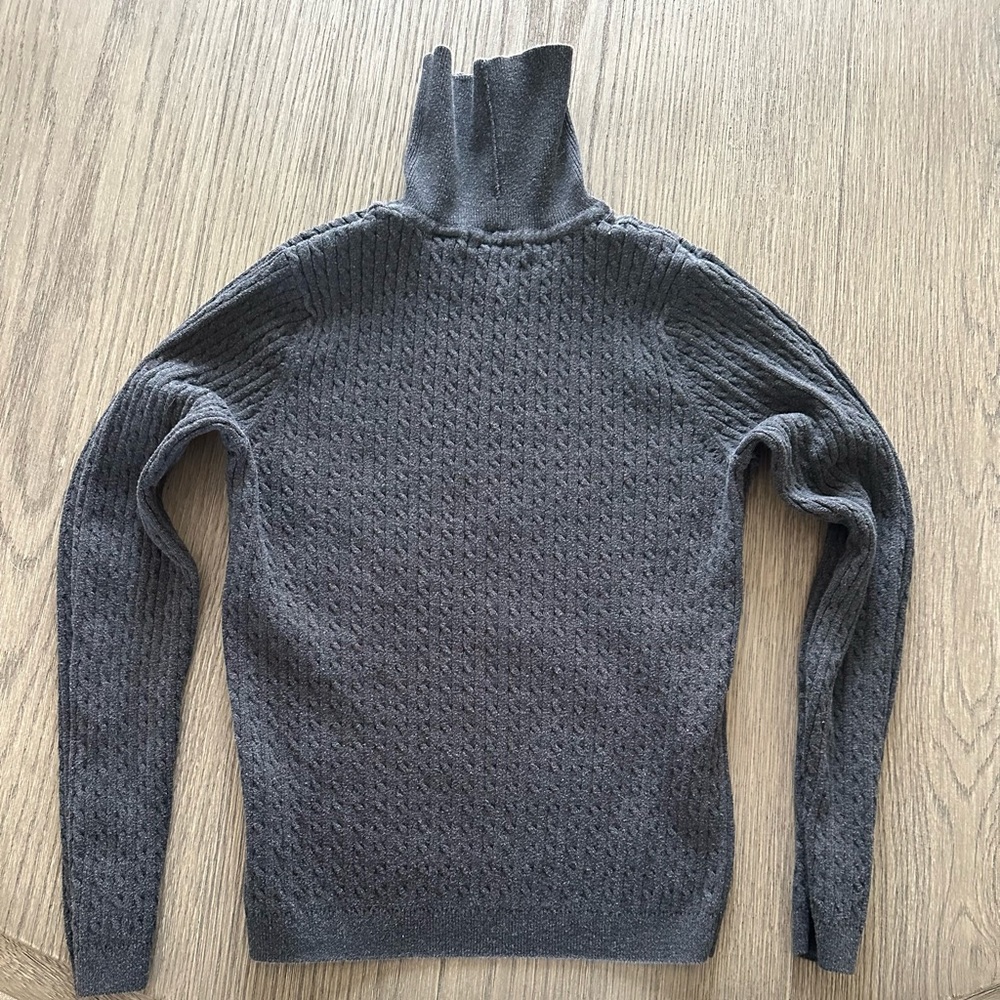Pria Charcoal Gray Turtleneck Sweater Women’s M